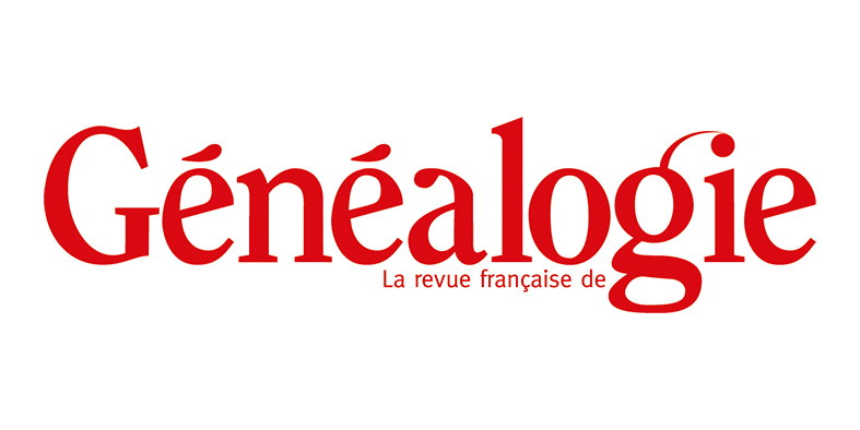 logo revue française genealogie fond blanc