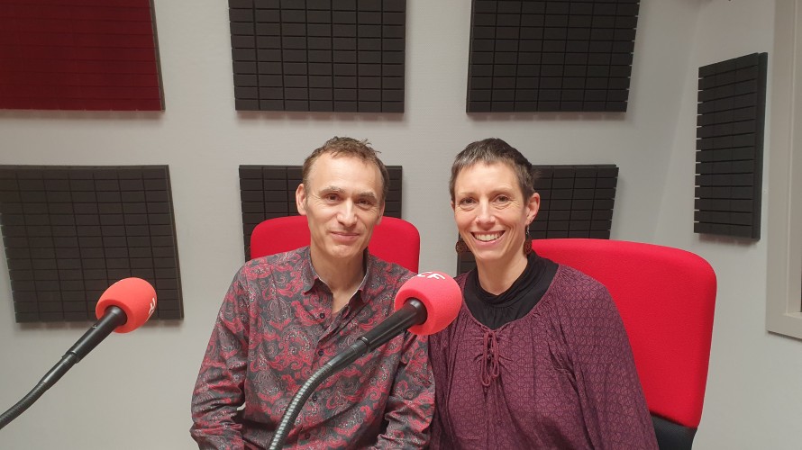 Photo interview RCF Olivier Garrabé Sylvie Jolivot