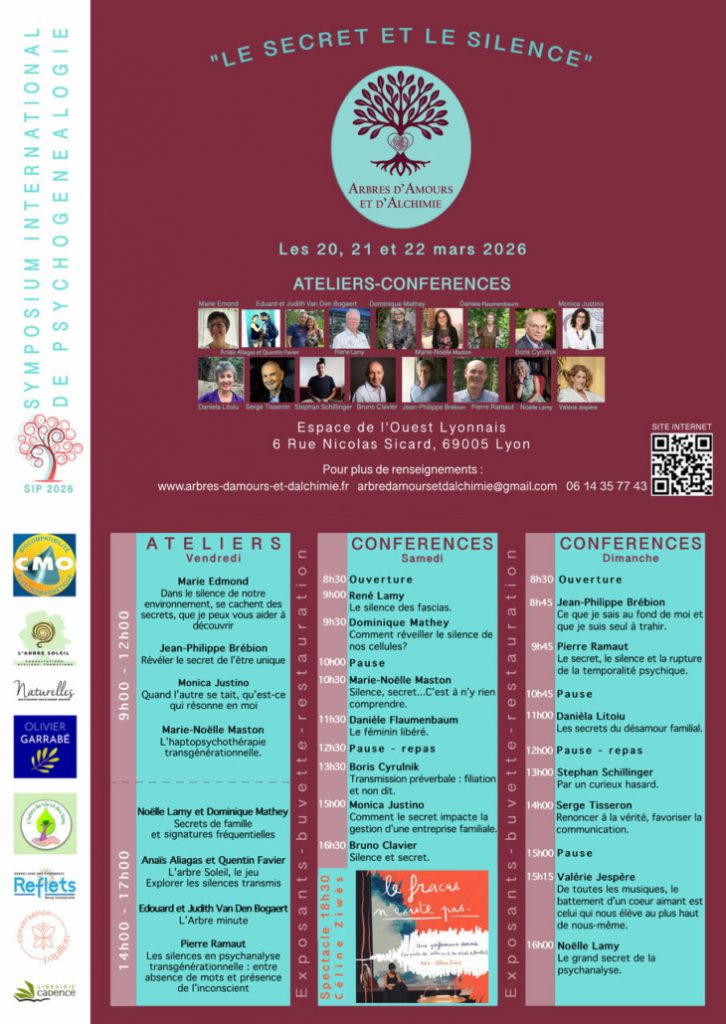 programme symposium psychogénéalogie